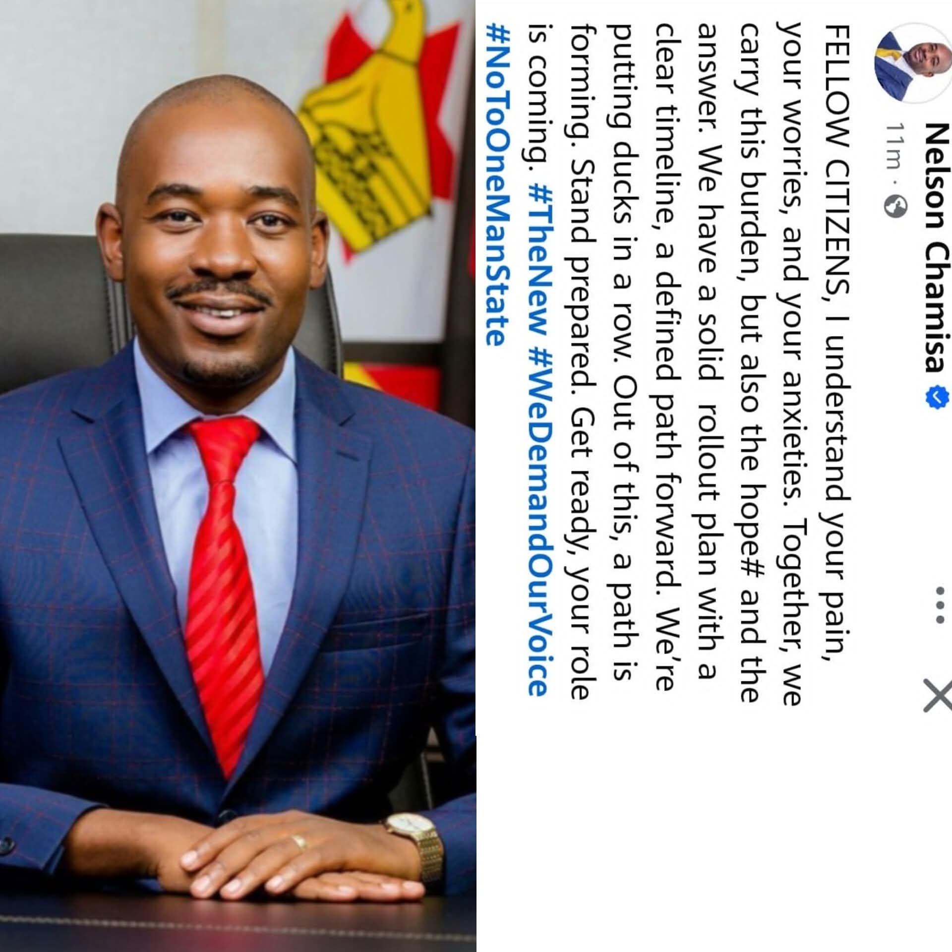 Nelson Chamisa’s Cryptic Call: A Nation on the Precipice of Uprising