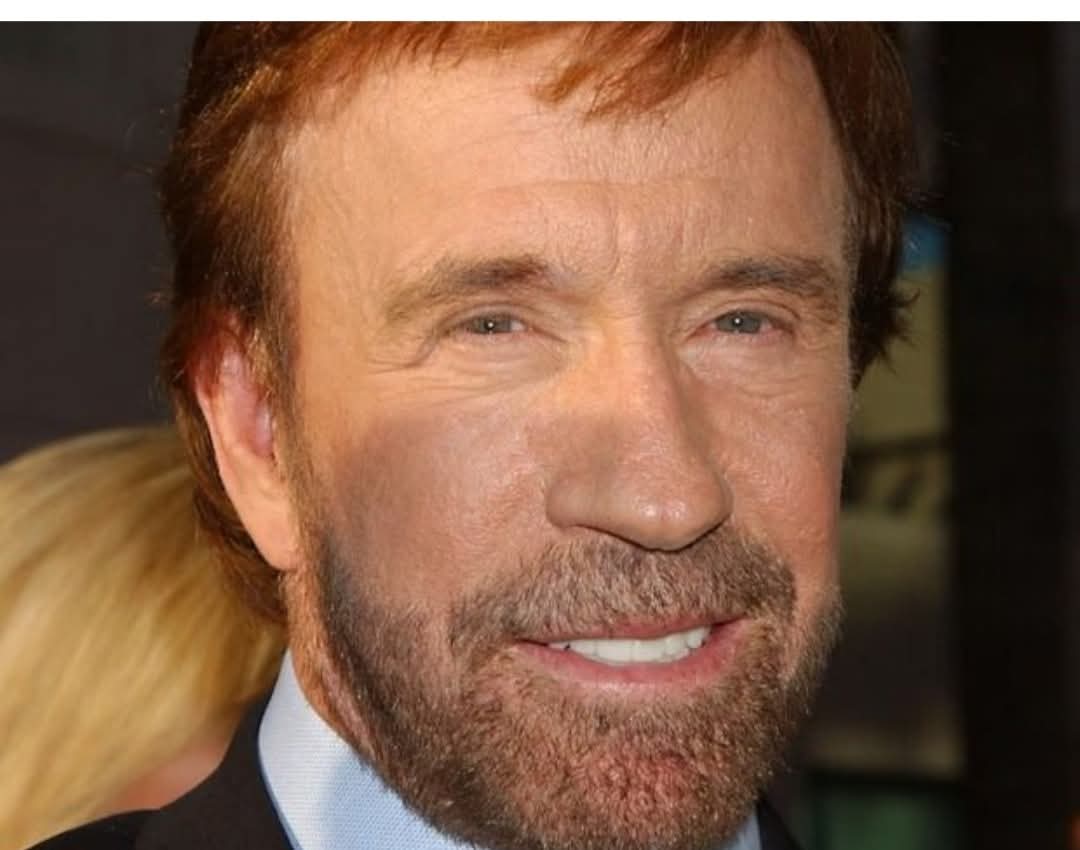 Chuck Norris in his iconic martial arts stance