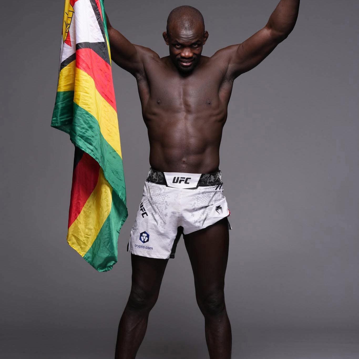 Themba Gorimbo speaking at a press event