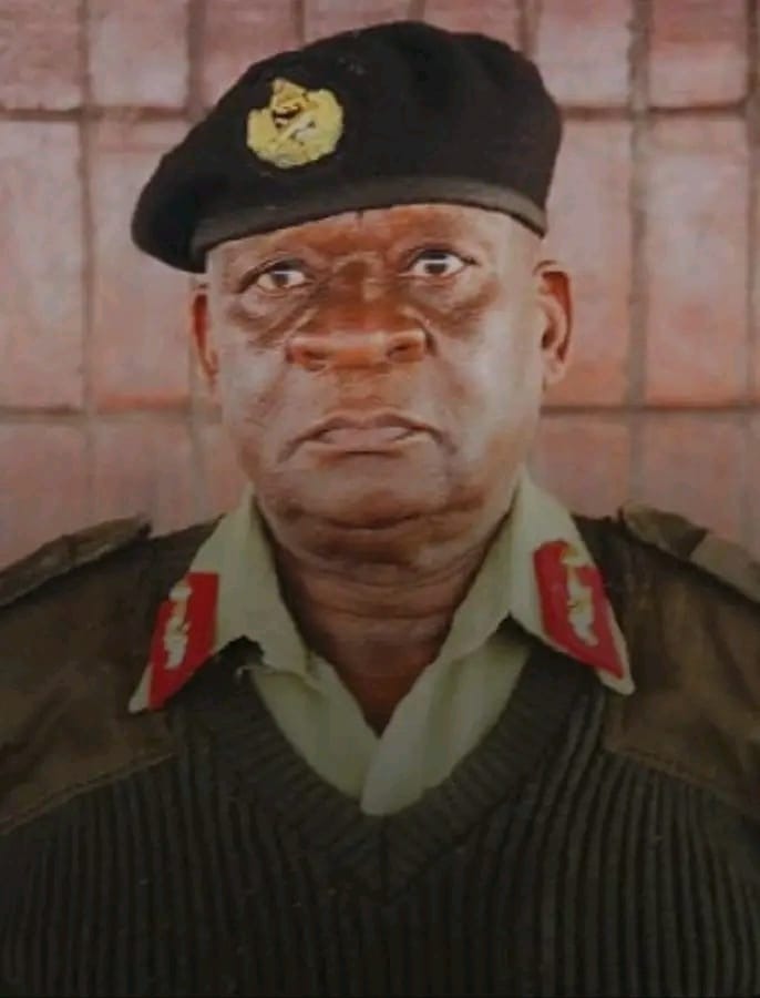 General Sigauke speaking at a press conference