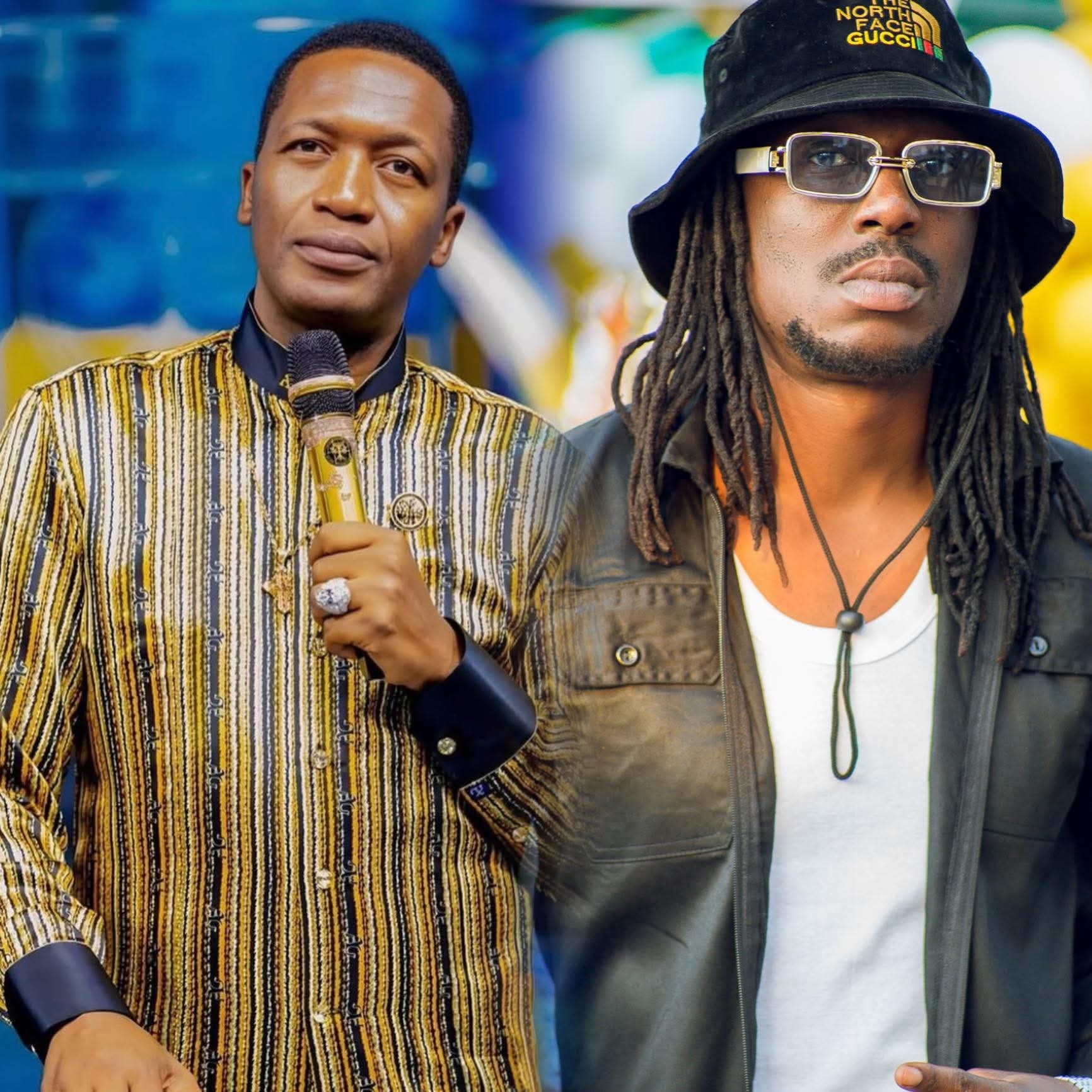 Dhadza D performing on stage