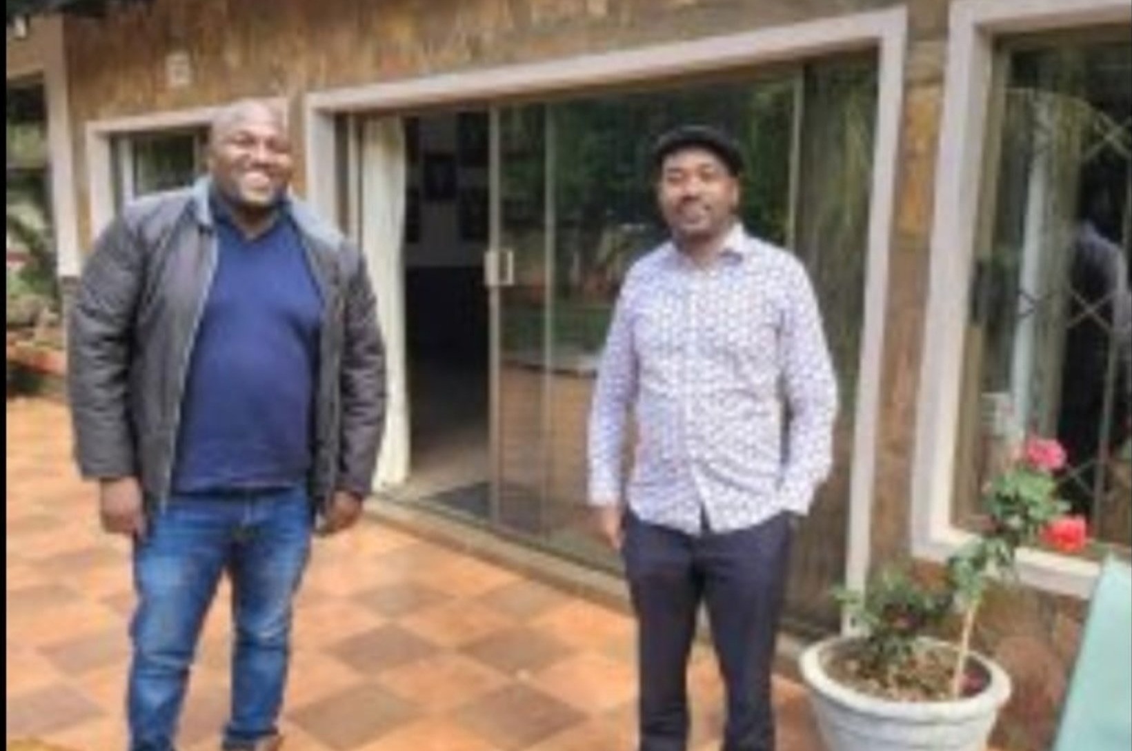 Nelson Chamisa speaking at a press conference