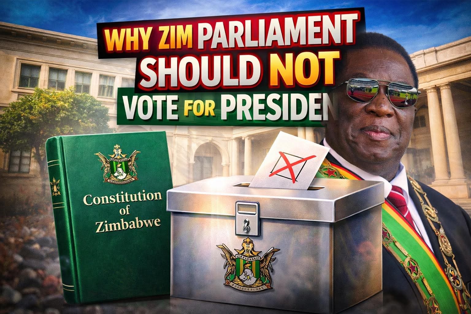 Zimbabwean Parliament building in Harare