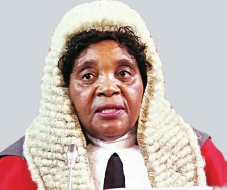 Justice Elizabeth Chiedza Gwaunza taking oath as Chief Justice of Zimbabwe