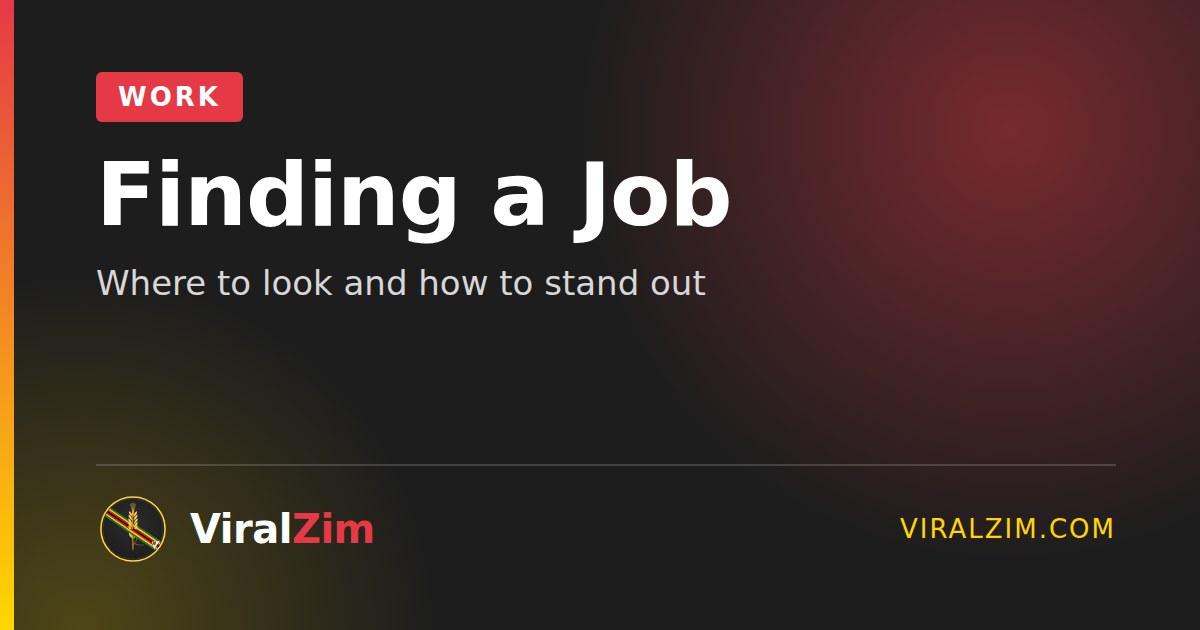 Finding a Job in Zimbabwe: Where to Look and How to Stand Out