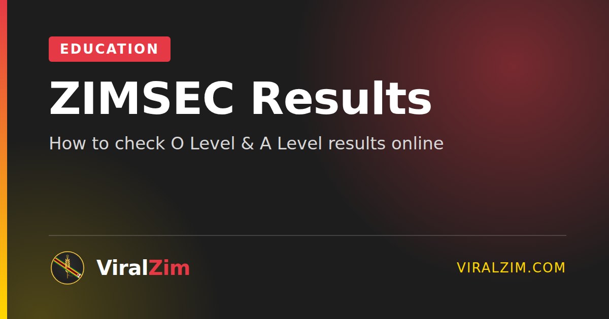 How to Check ZIMSEC Results Online: O Level and A Level Guide
