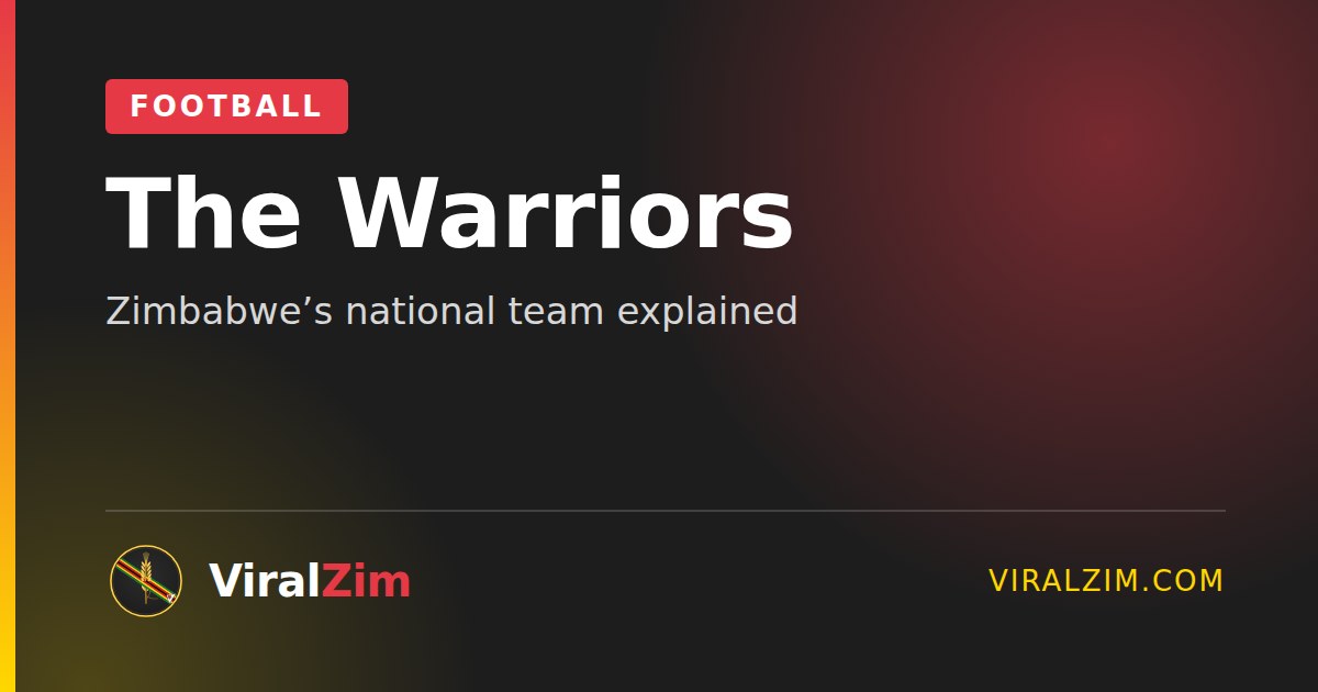 The Warriors: Zimbabwe’s National Football Team Explained